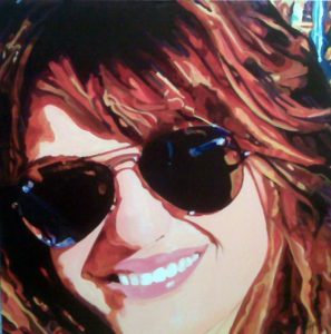 Megan Sunglass Series 24" x 24" Acrylic on Canvas